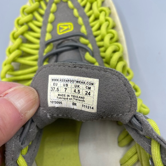 Women's UNEEK Corded Green/Grey Sandals,Size 7 - Picture 5 of 5